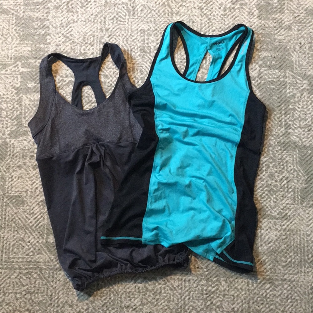 Two workout tanks
